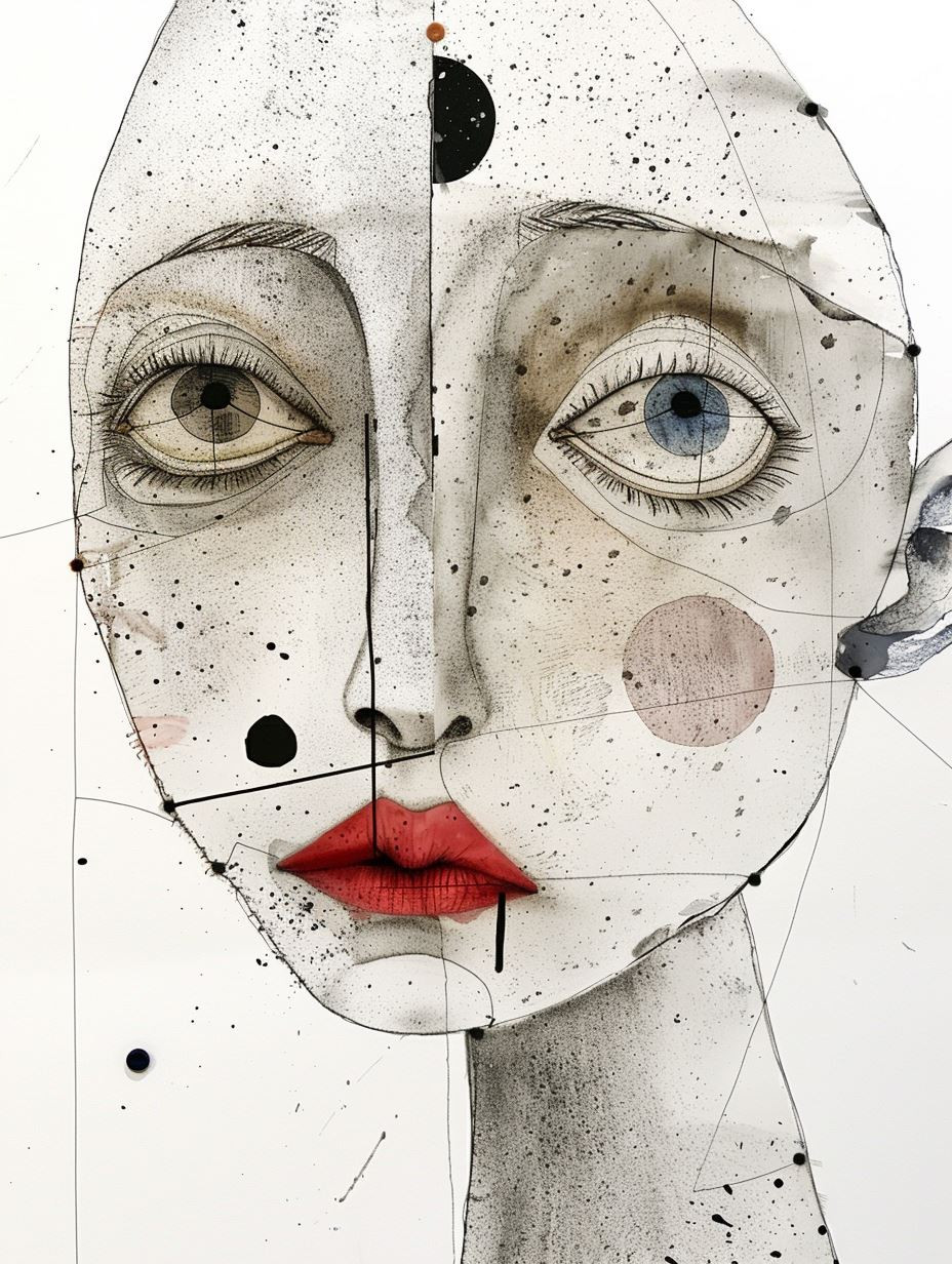 Fragmented Visions: Surrealist Portrait Studies - Image 2