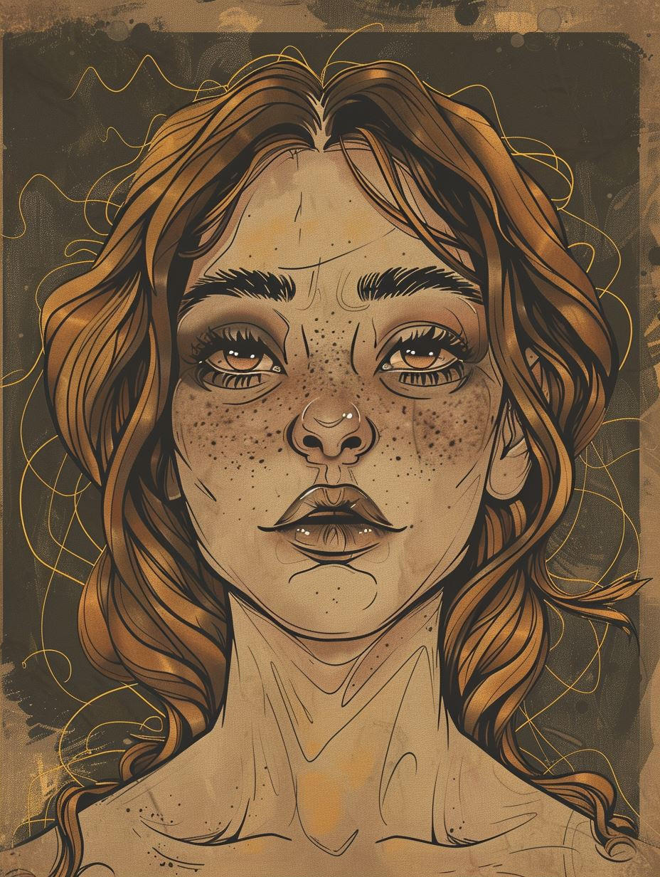 Rustic Earthy Portrait Study - Image 2