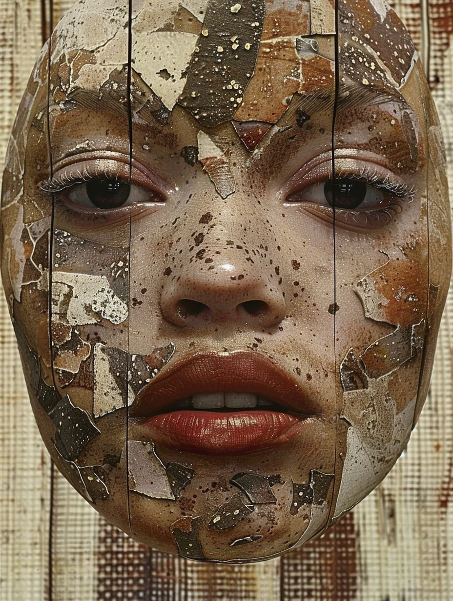 Fragmented Beauty: A Study in Texture - Image 3
