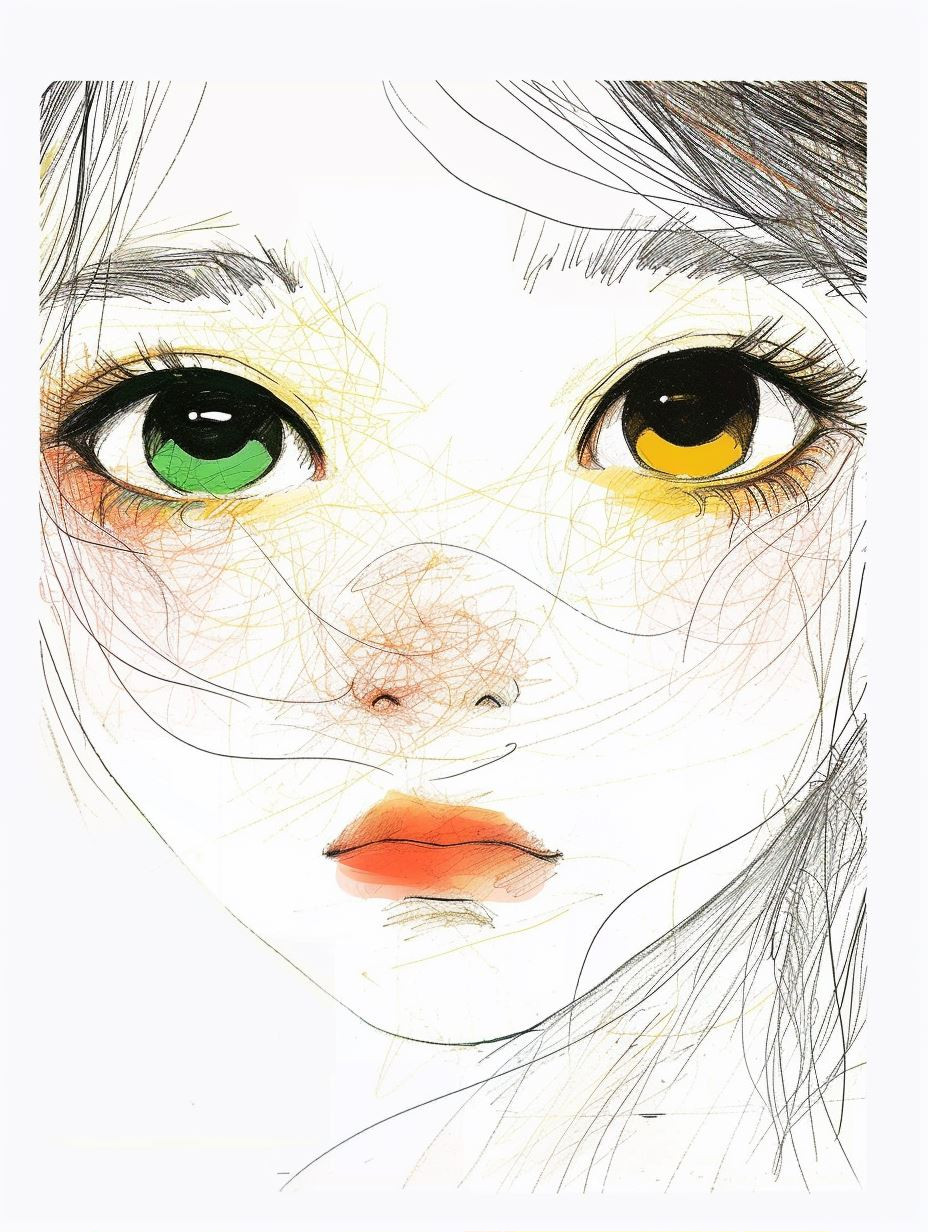 Ethereal Gazes: A Study in Portraiture - Image 1