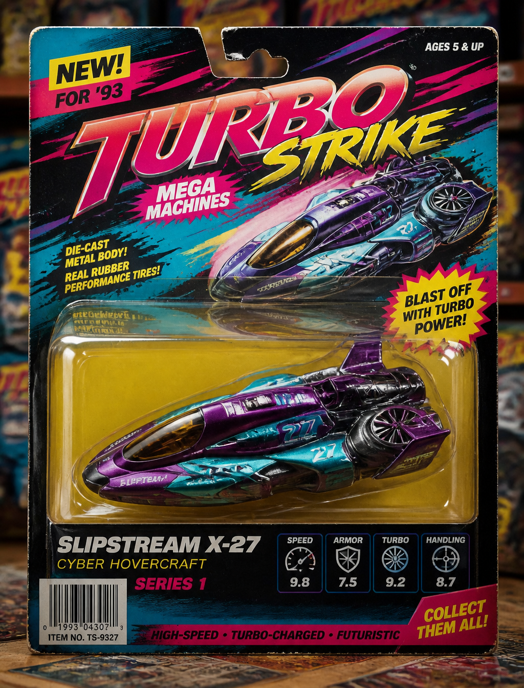 Retro-Style Collectible Vehicle Packaging Concept