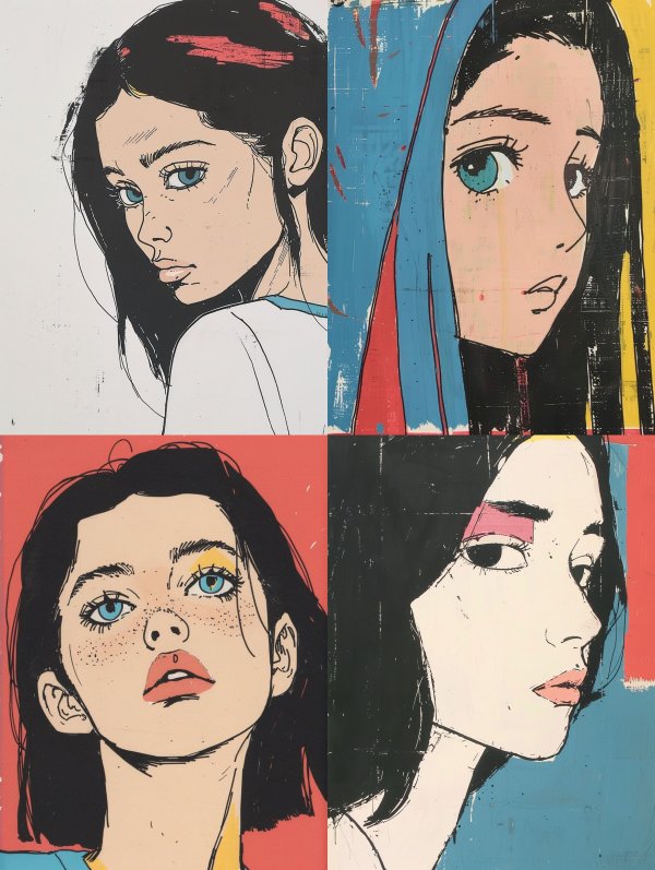 Modern Melancholy Portrait Study