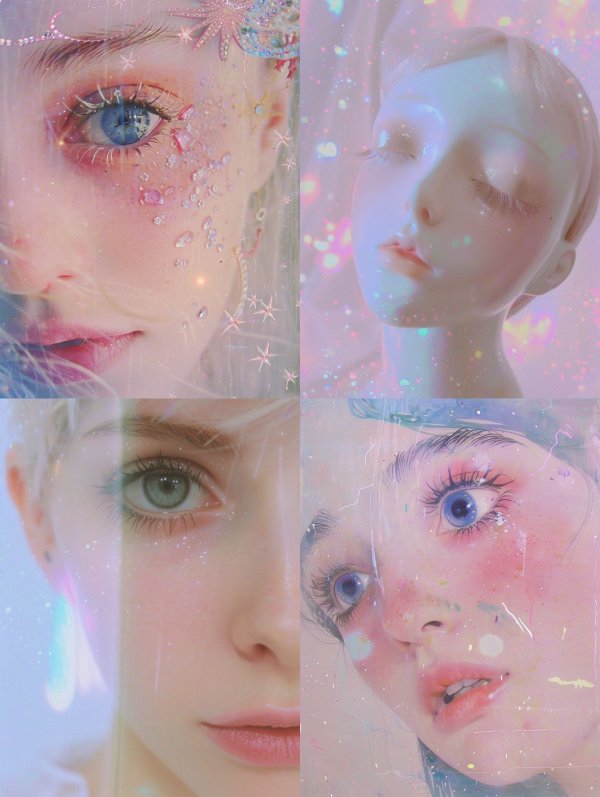 Ethereal Dreamscapes of Iridescent Beauty