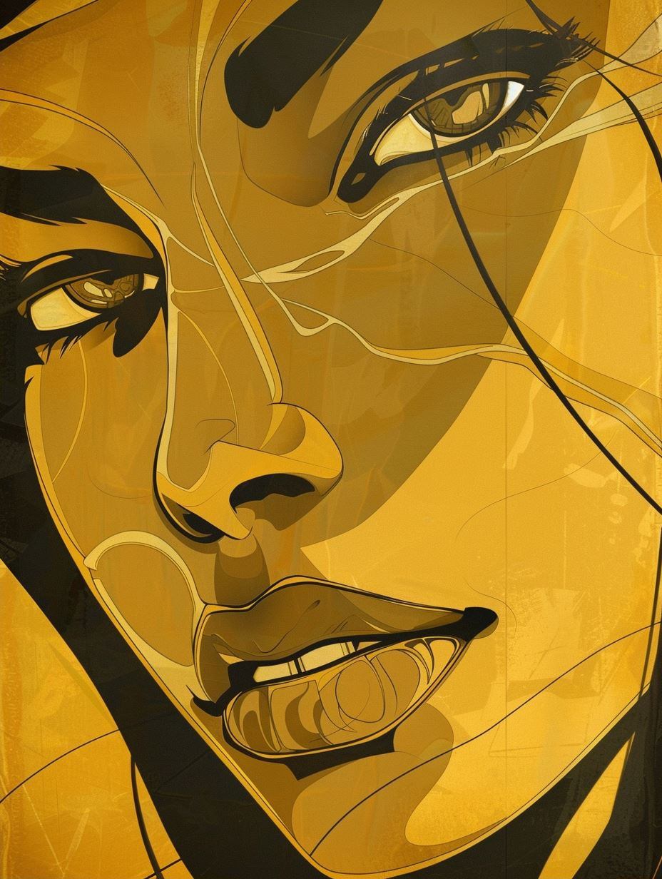 Golden Hour Digital Portrait Study - Image 2