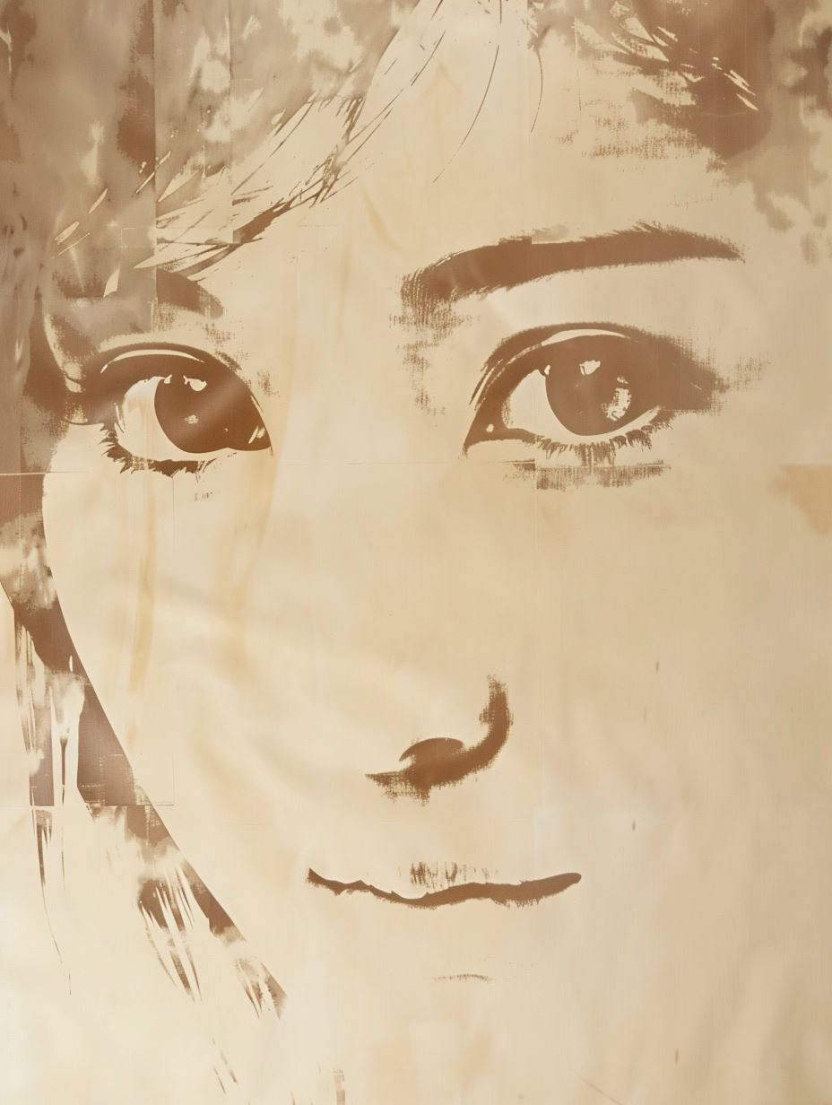 Ethereal Gaze: A Study in Sepia - Image 3