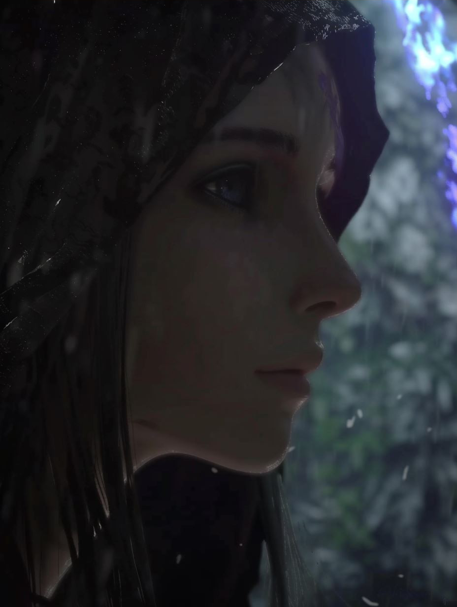 Ethereal Gaze of Soft Light - Image 3
