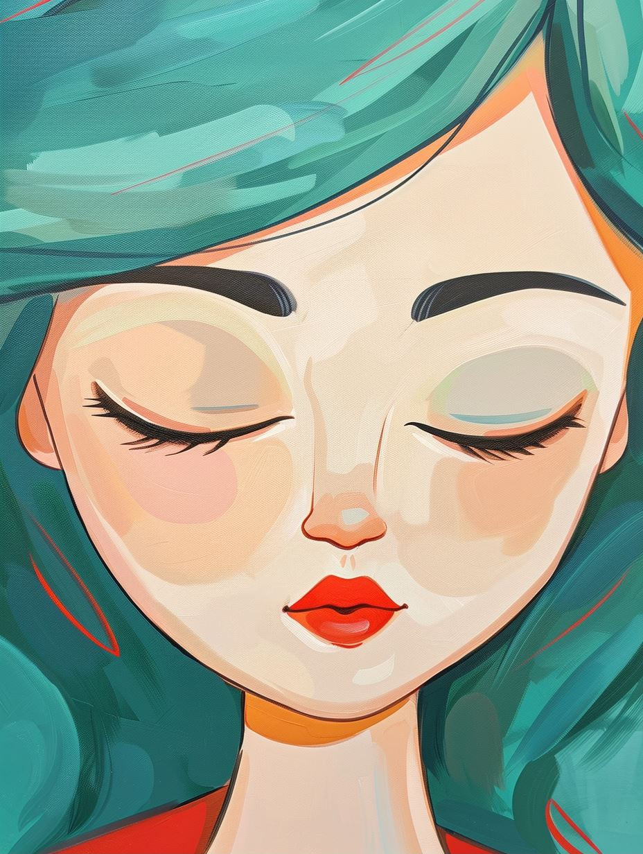 Diverse Digital Portraits of Stylized Women - Image 1