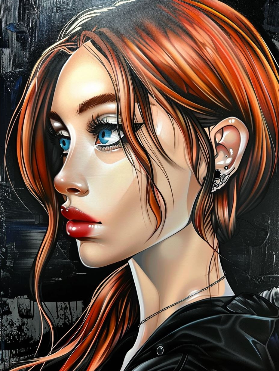 Digital Portraits of Modern Stylized Women - Image 2