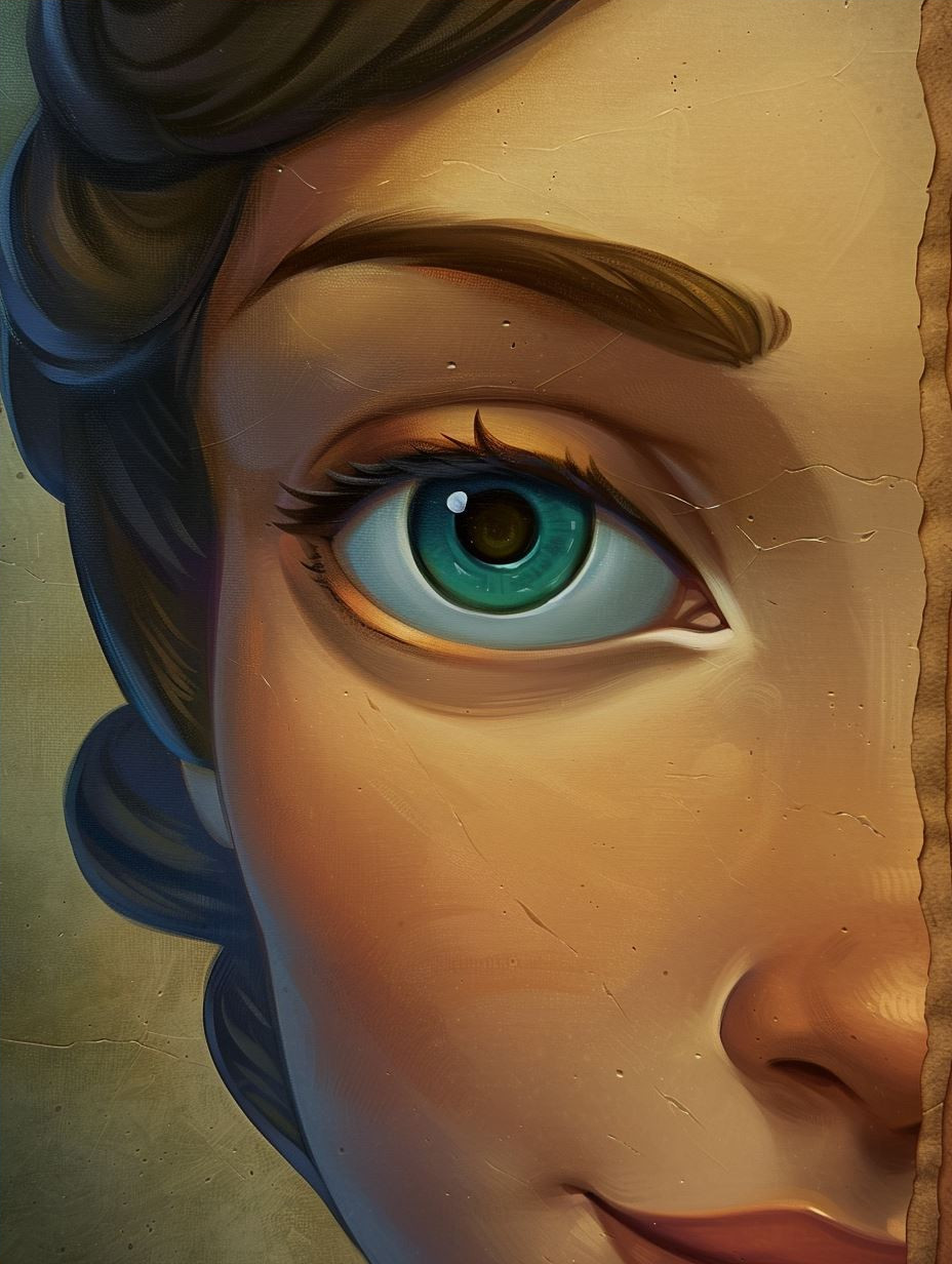 Enchanting Gaze: Stylized Digital Portraits - Image 4