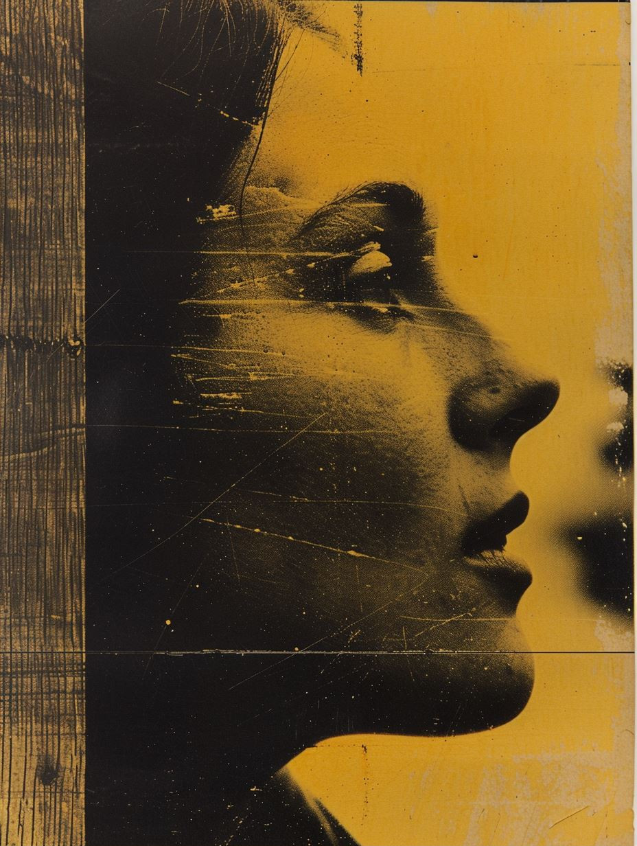 Golden Gritty Cinematic Portrait - Image 1