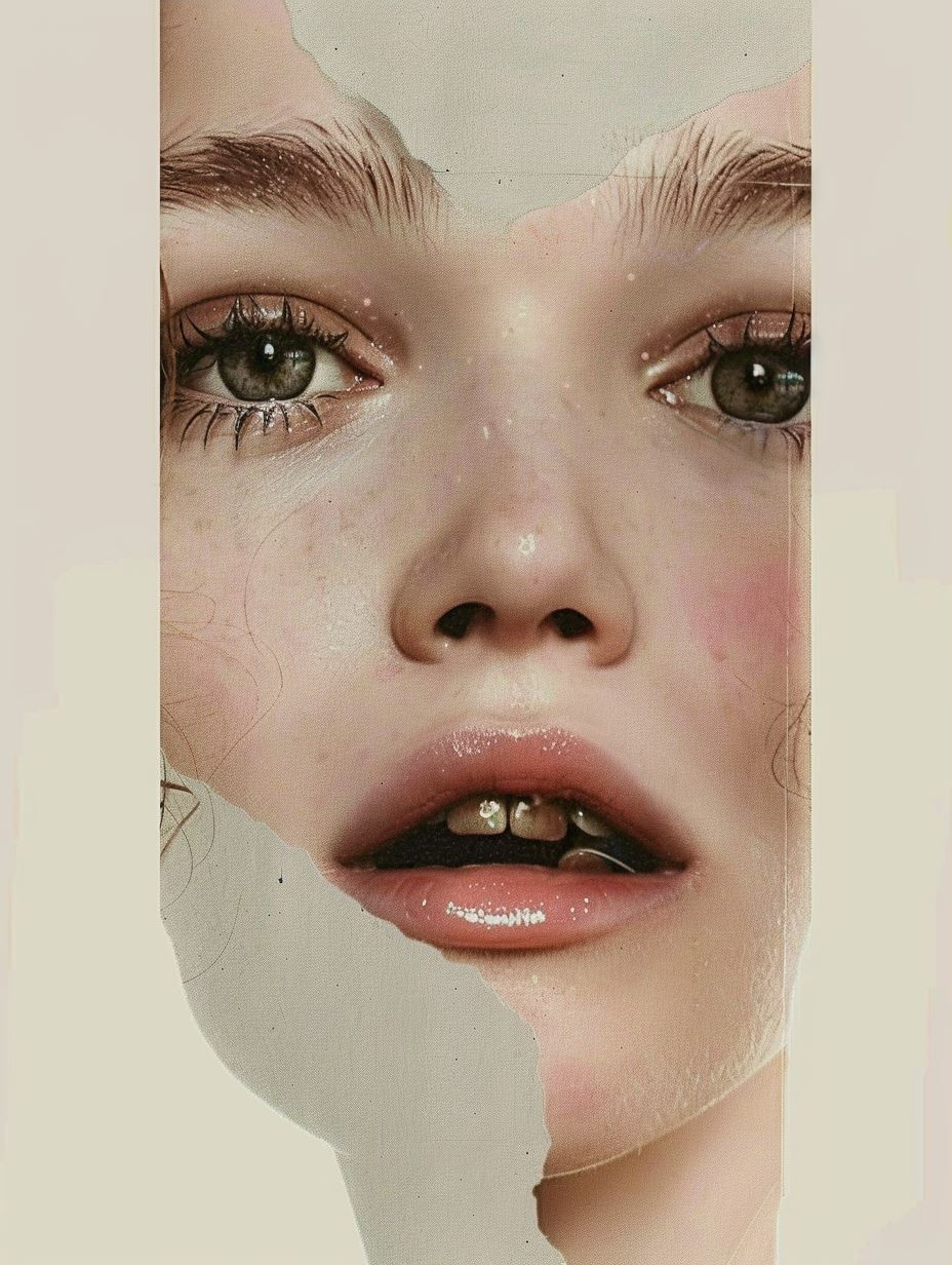 Fragmented Beauty: A Collage of Gazes - Image 3