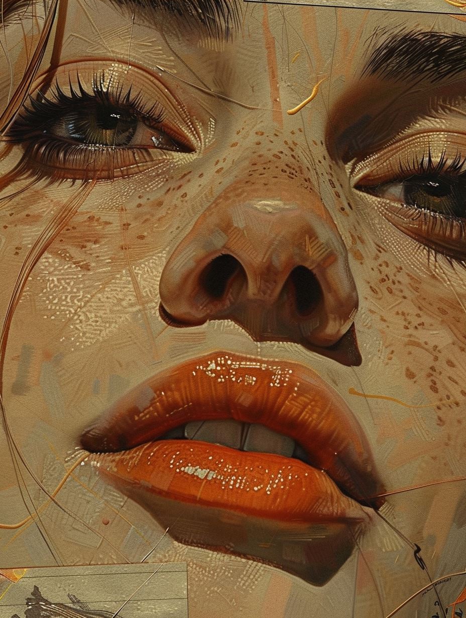 Fragmented Golden Hour Portrait - Image 3