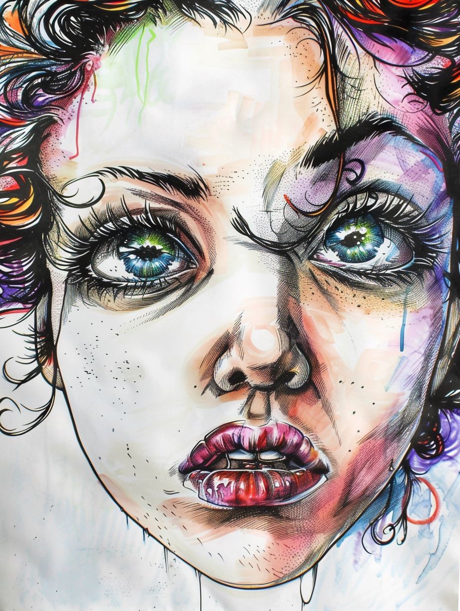 Fractured Soul Portrait 2 - Image 2