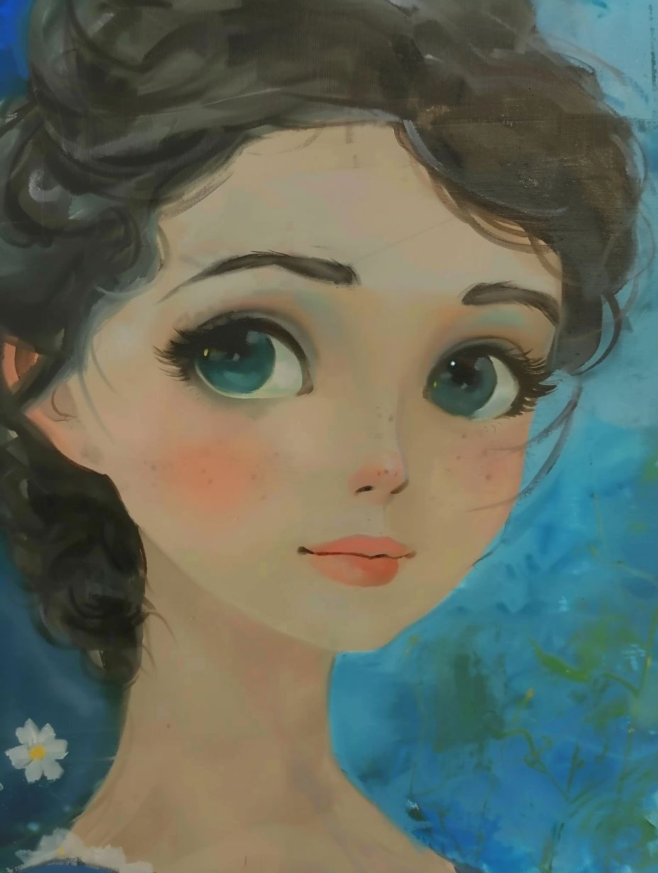 Dreamy Digital Portraits of Ethereal Girls - Image 1