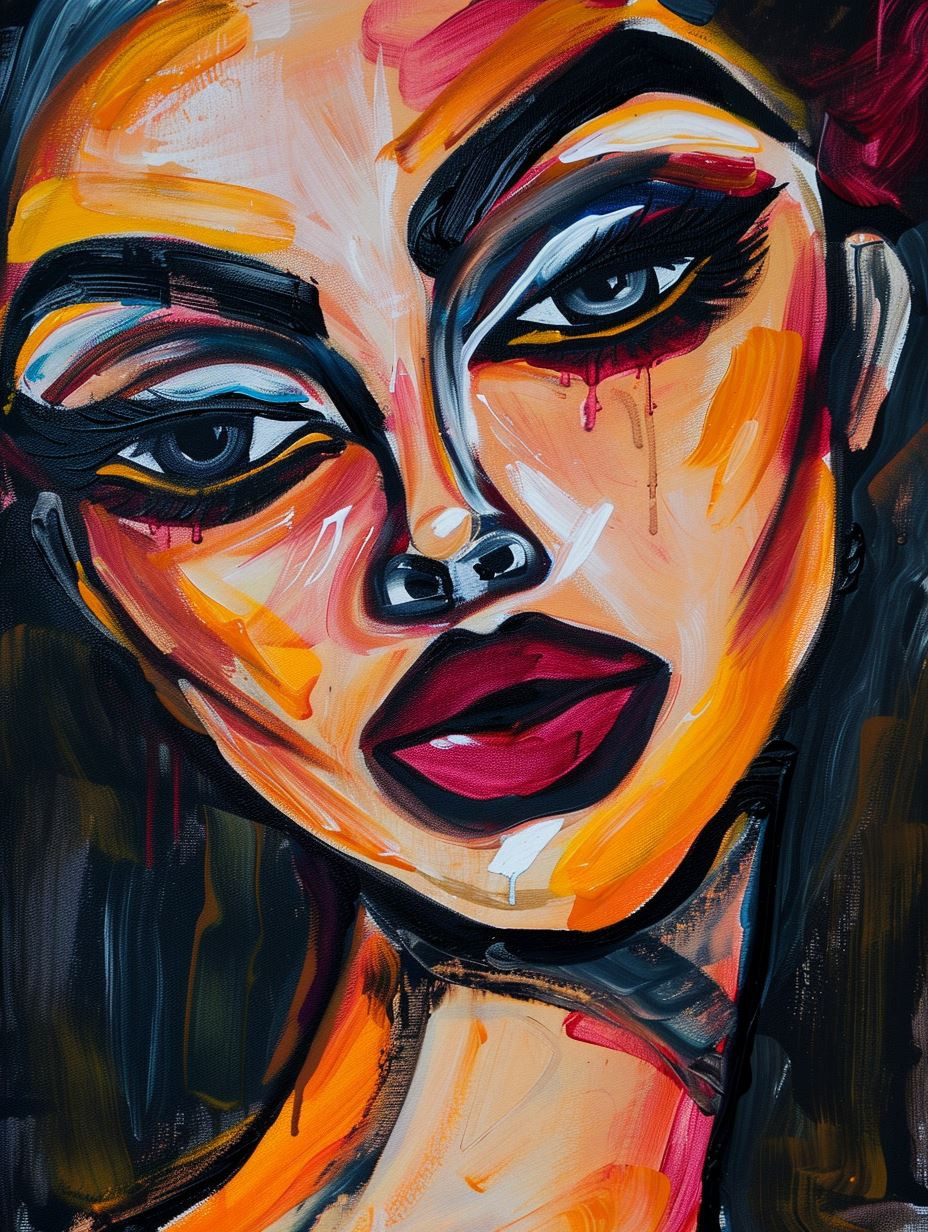 Prismatic Gazes: A Study of Four Faces - Image 4