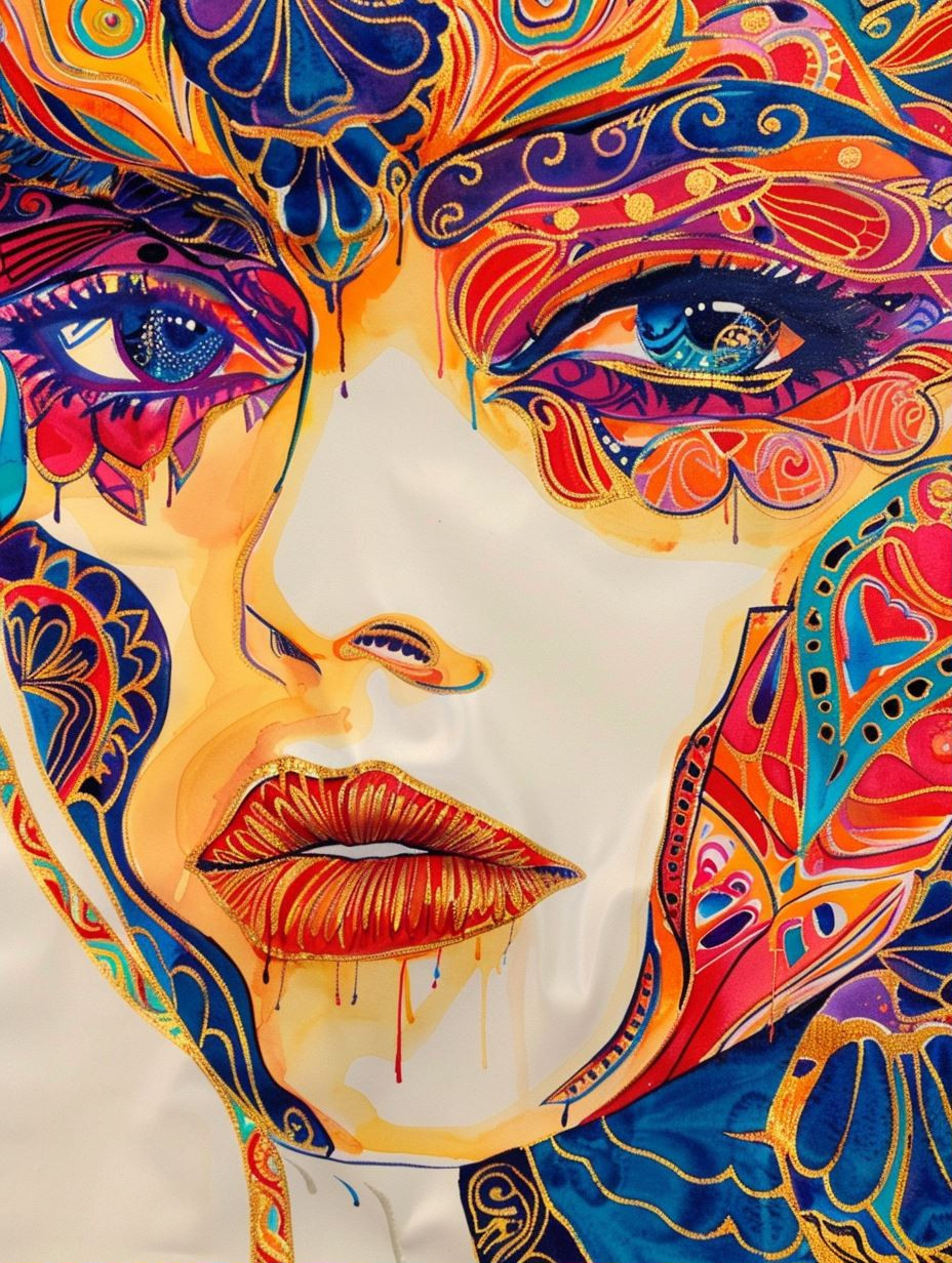 Vibrant Visions of Psychedelic Femininity - Image 1