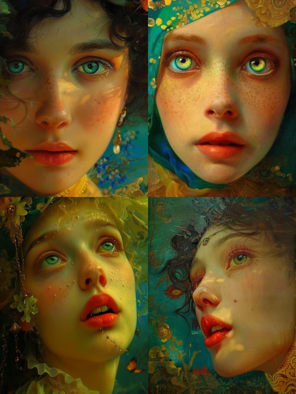 Ethereal Visions of Gaze and Grace