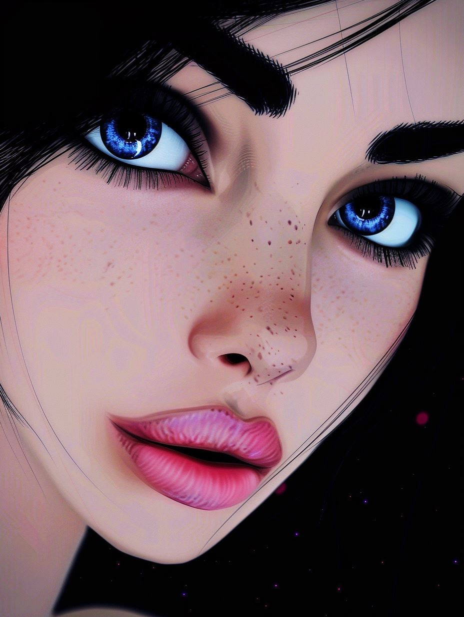 Hyper-Realistic Ethereal Digital Portrait - Image 3