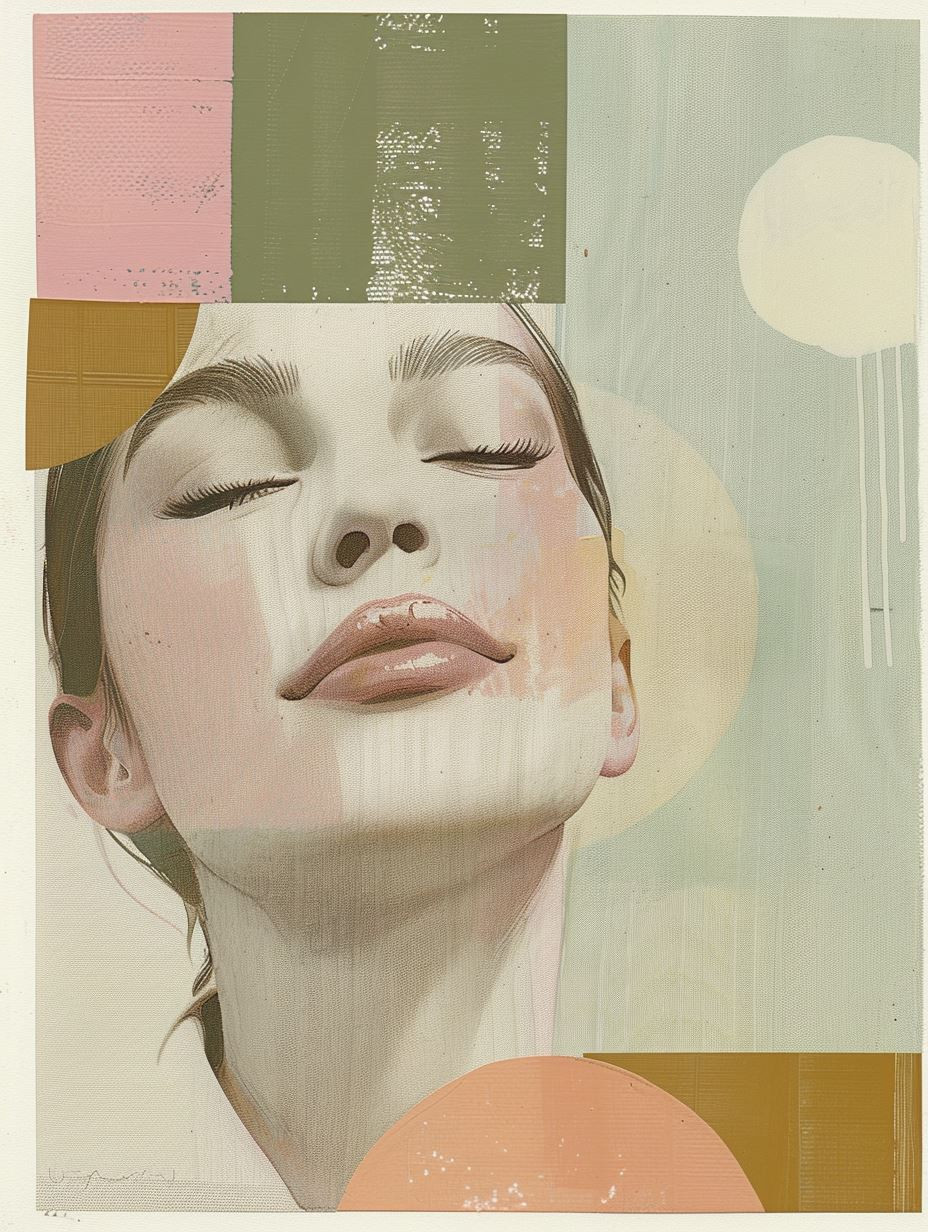 Abstract Geometric Portrait Collage - Image 4