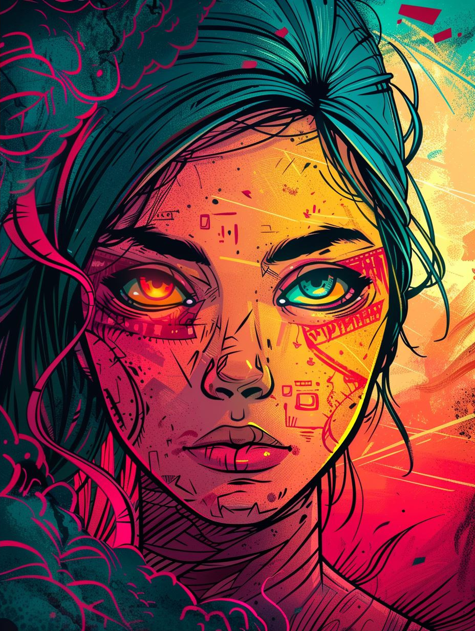 Neon Souls: Cybernetic Portraits - Image 2