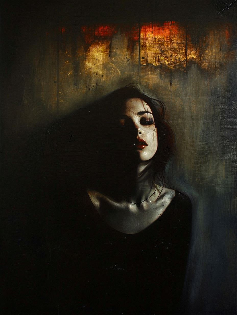 Melancholic Shadows of Ethereal Portraits - Image 1