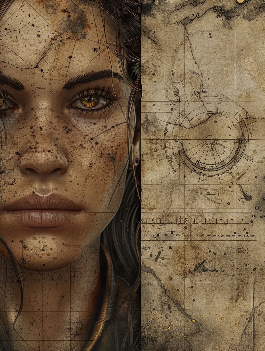 Cartographic Soul Portrait Study - Image 2