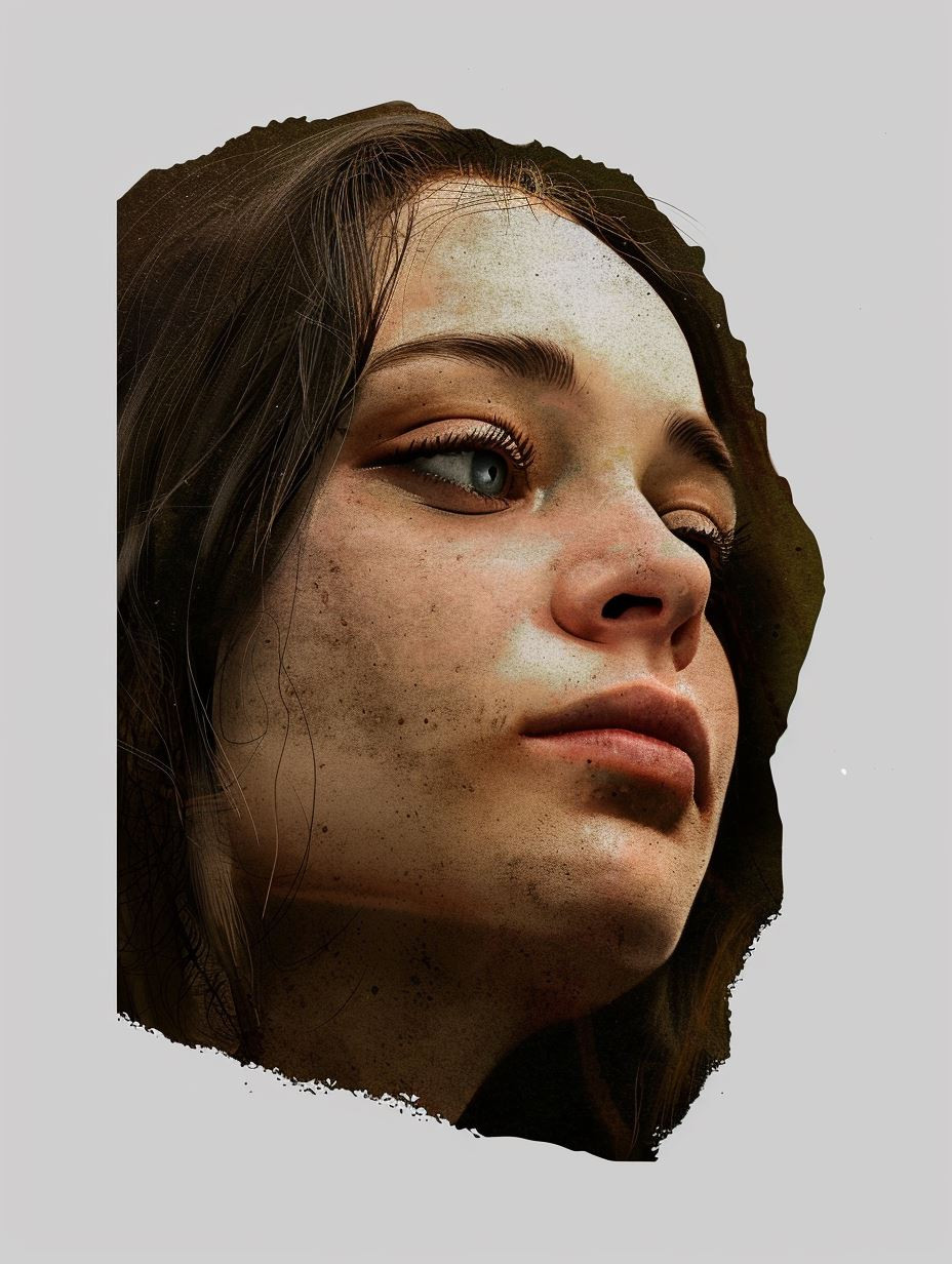 Haunting Gazes: A Portrait Study - Image 2