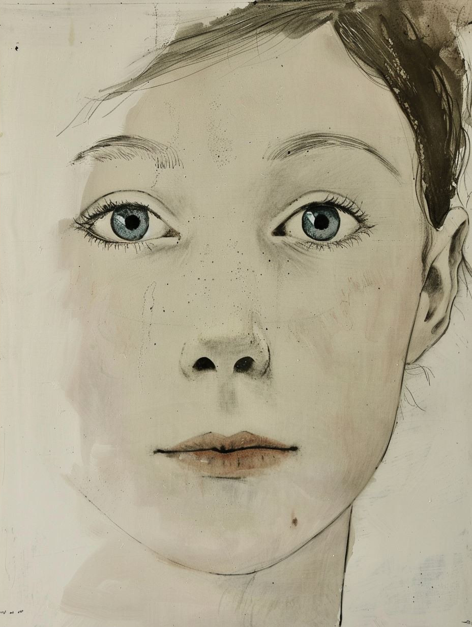 Vintage Sketch Gaze - Image 2
