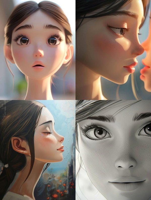 Ethereal Visions of Digital Femininity