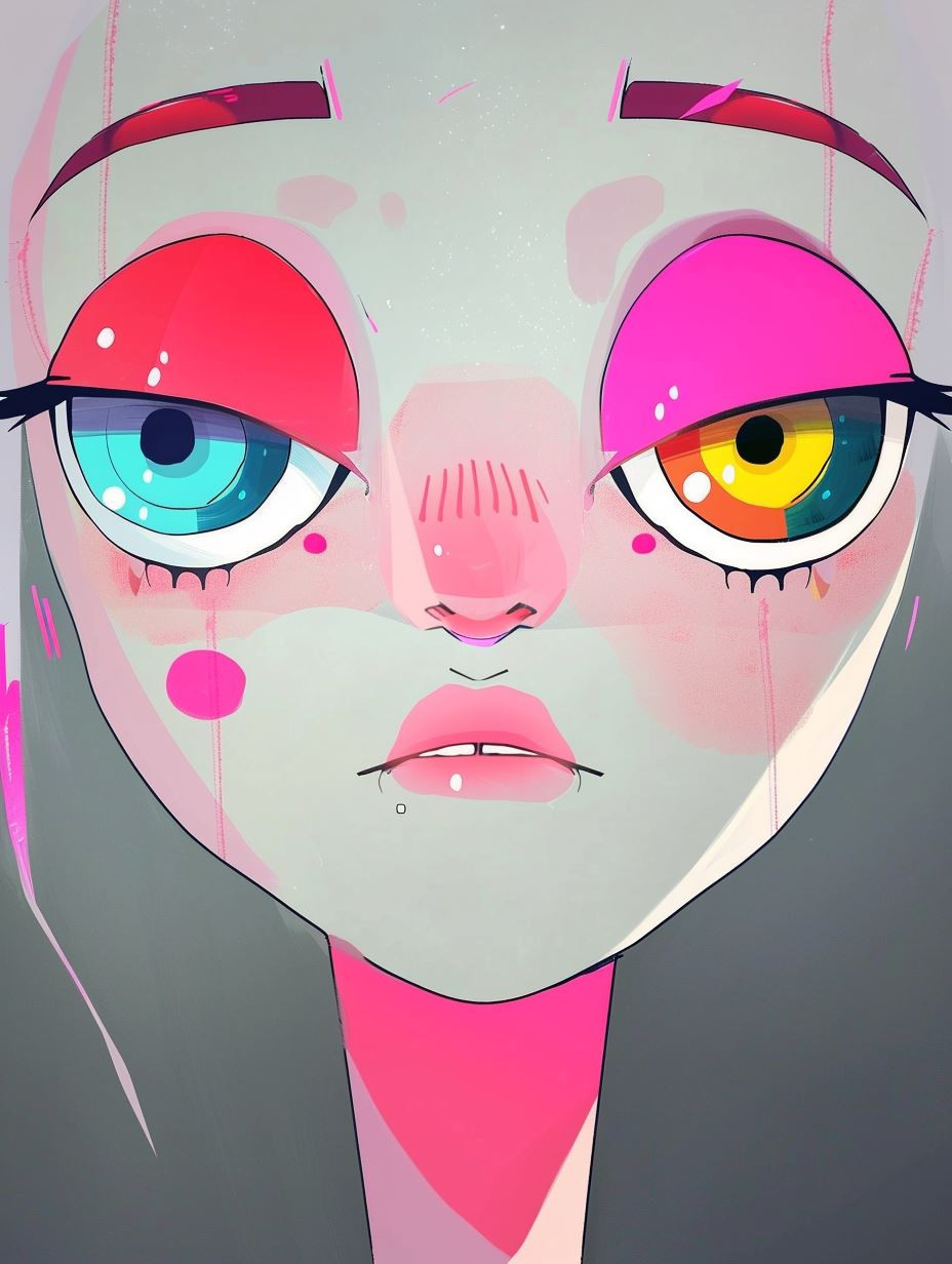 Vibrant Visions of Modern Digital Portraits - Image 1