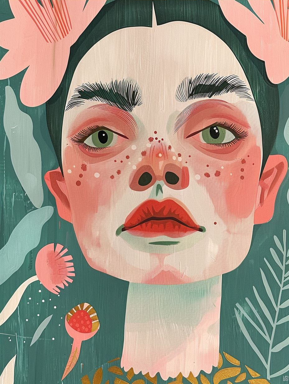 Modern Surrealist Female Portraits - Image 3