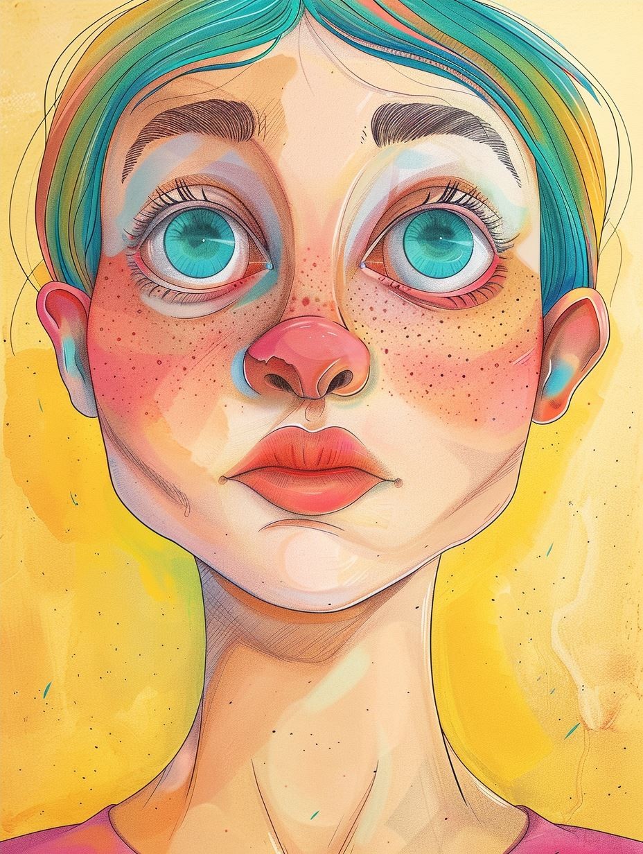 Vibrant Ethereal Gaze - Image 4