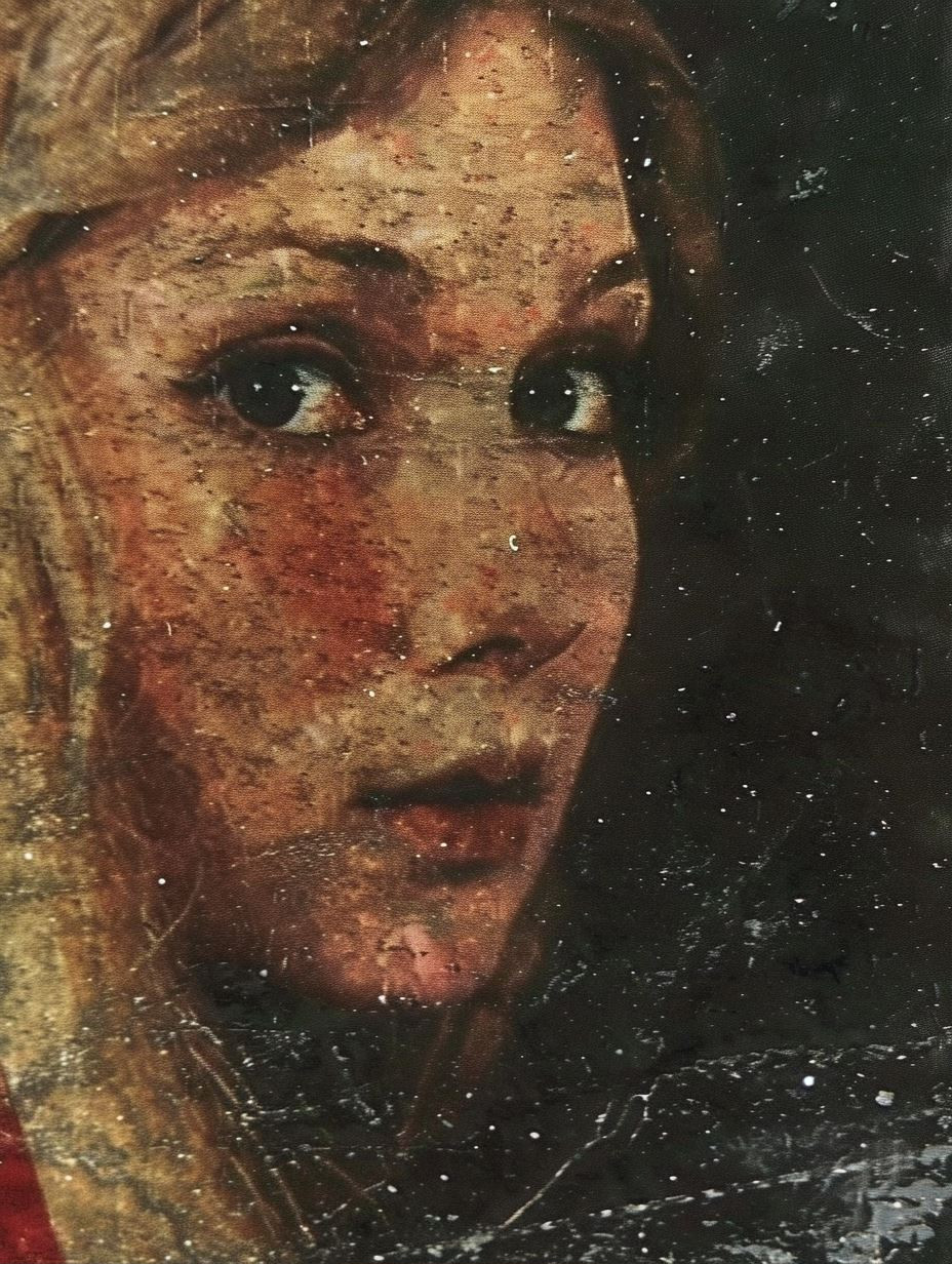 Weathered Vintage Cinematic Portrait