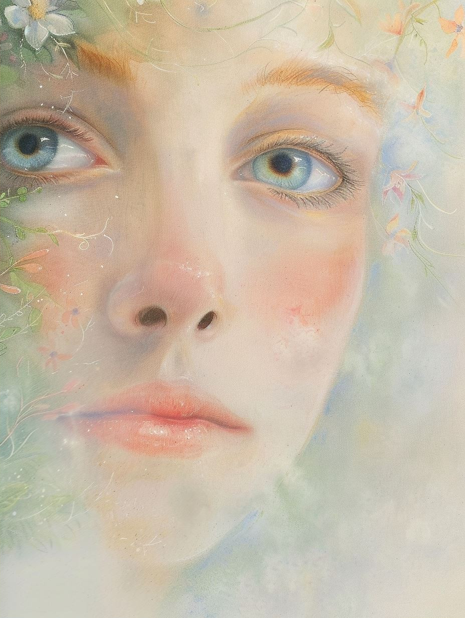 Ethereal Whispers of Dreamy Portraits - Image 2