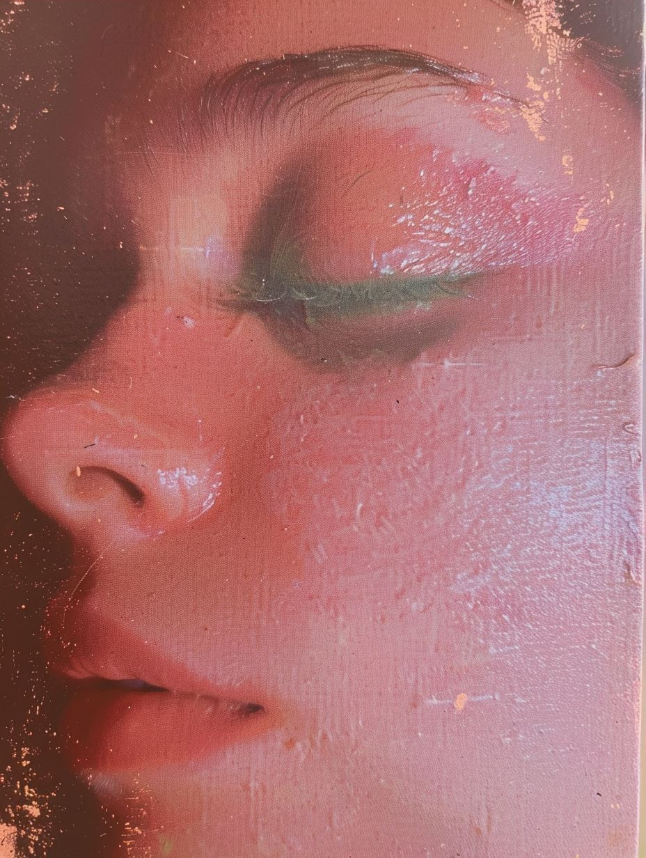 Ethereal Rose Haze Portrait - Image 3