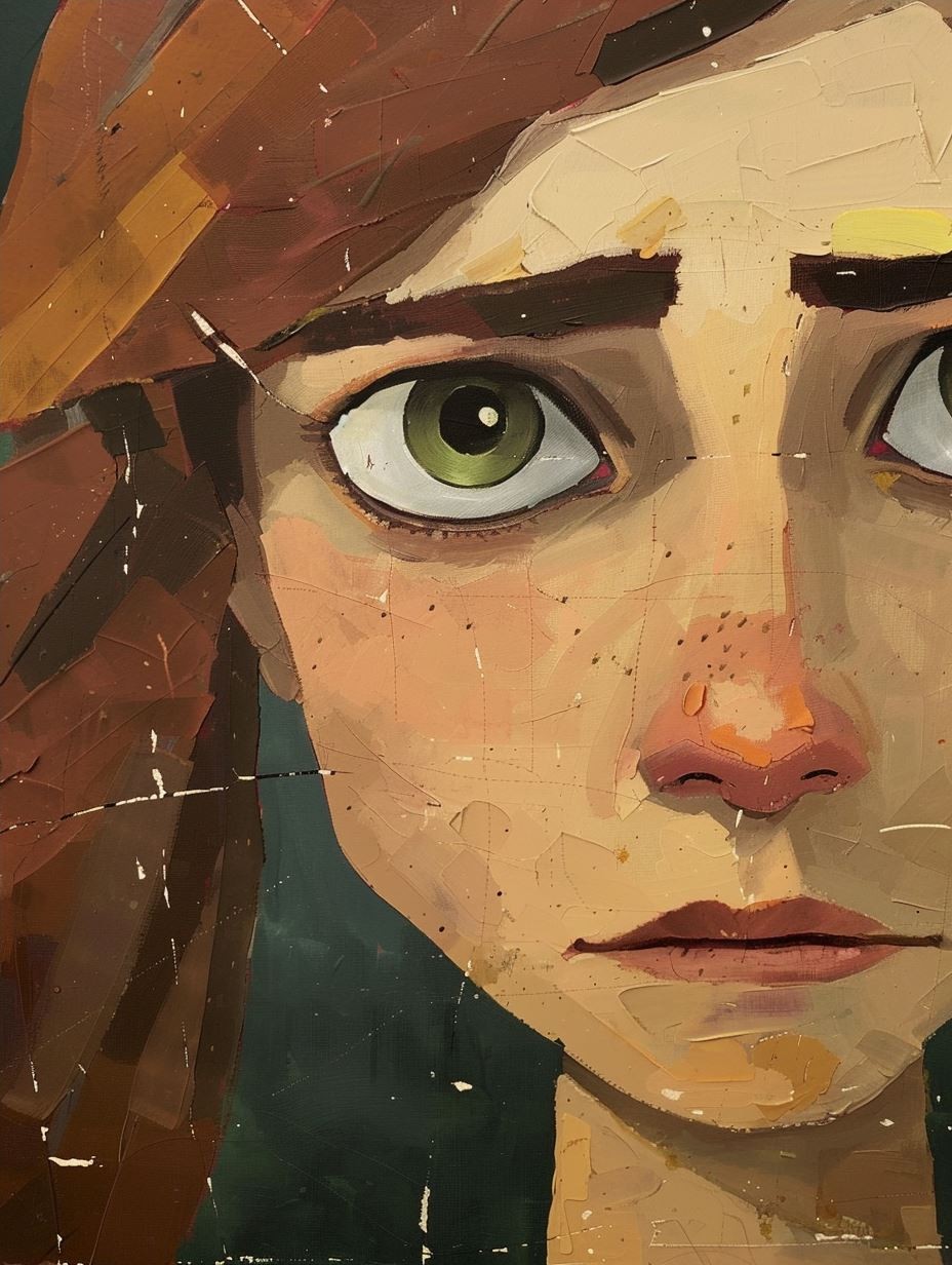 Abstract Painted Gaze - Image 4