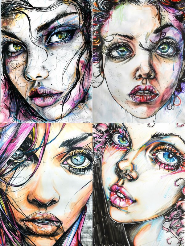 Fractured Soul Portrait 2