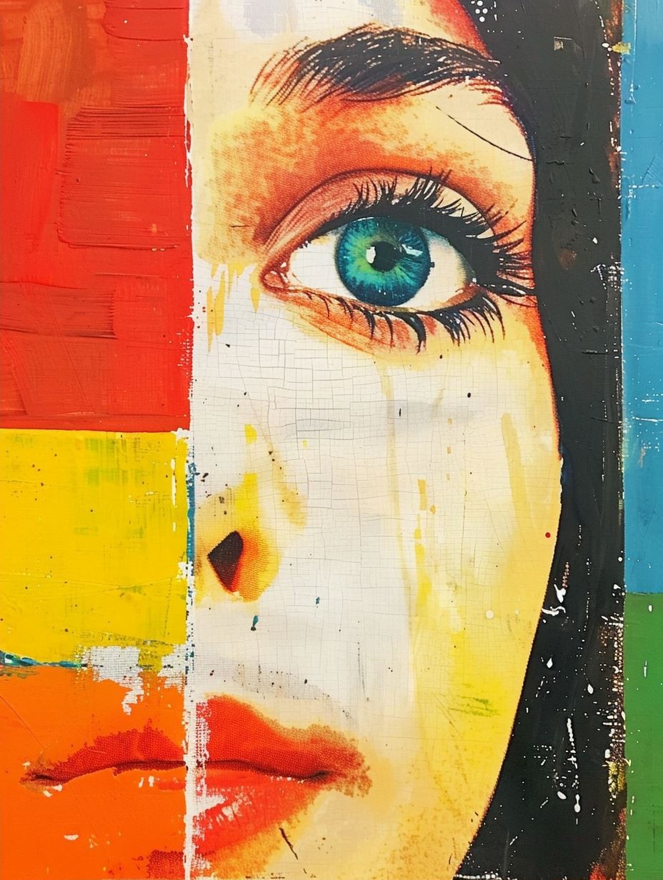 Vibrant Pop Art Fragment - Image 2