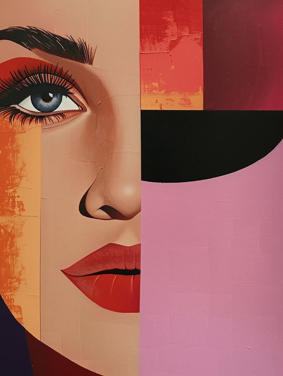Fragmented Beauty: A Study of Modern Faces - Image 3