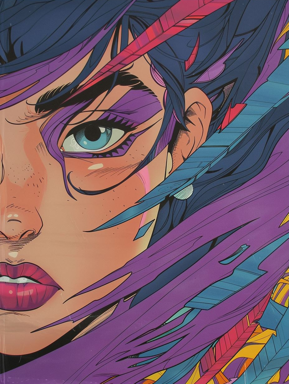 Neon Noir Comic Portraits - Image 3