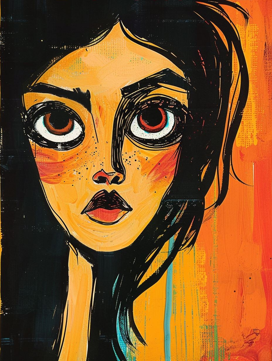 Vibrant Pop Art Portrait - Image 4