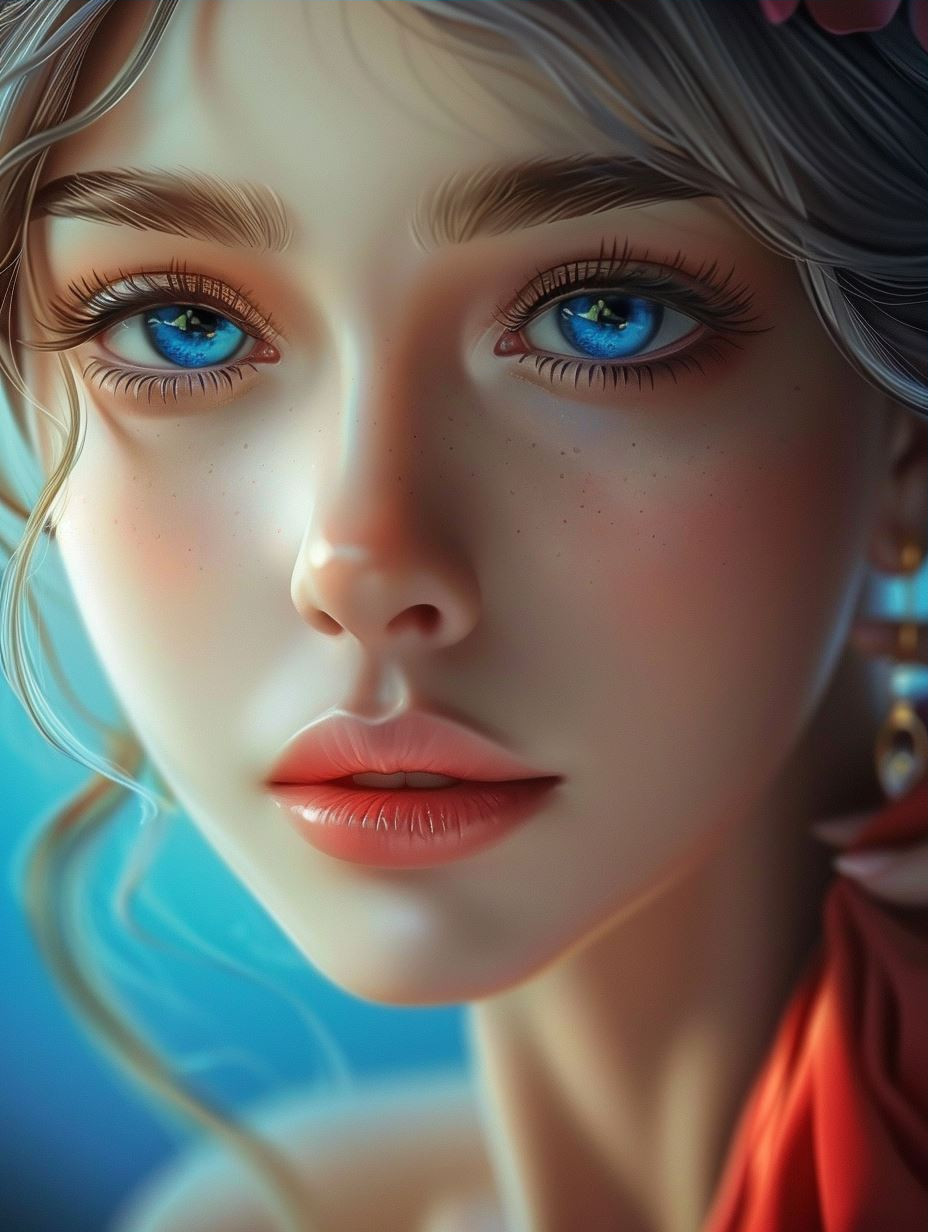 Ethereal Gazes of Digital Beauty - Image 3