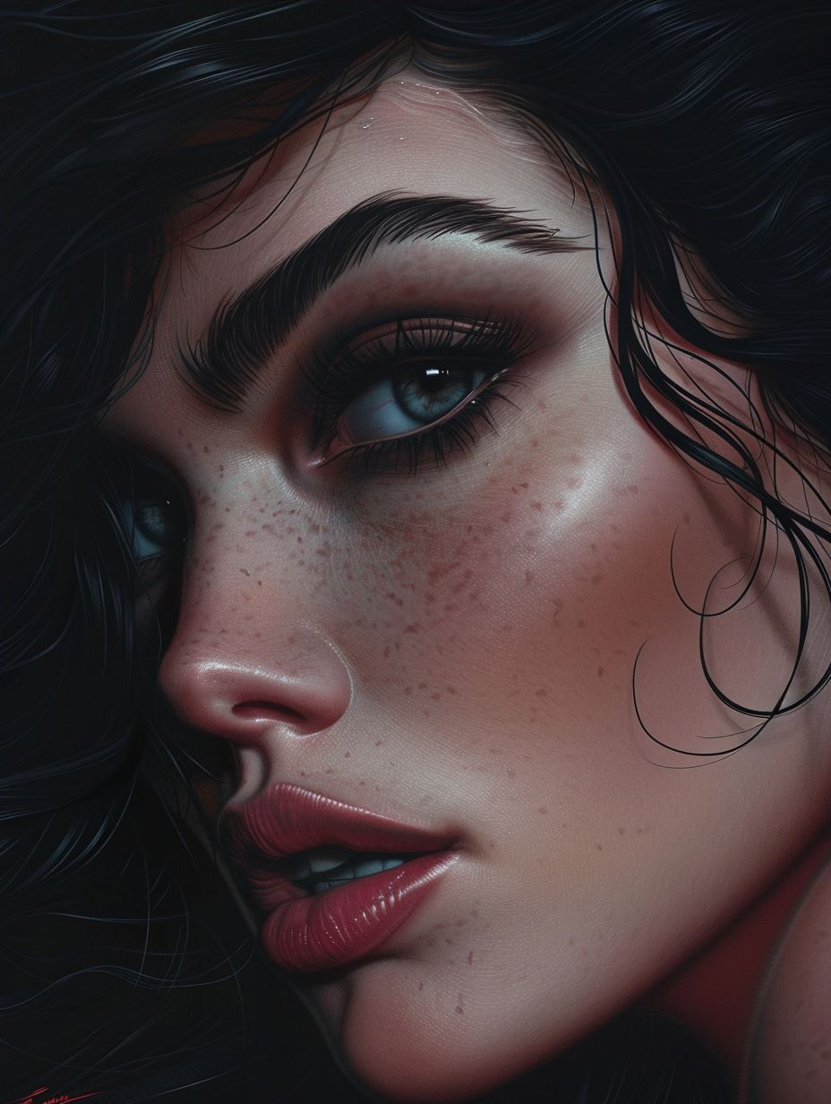 Ethereal Gazes of Dark Elegance - Image 4