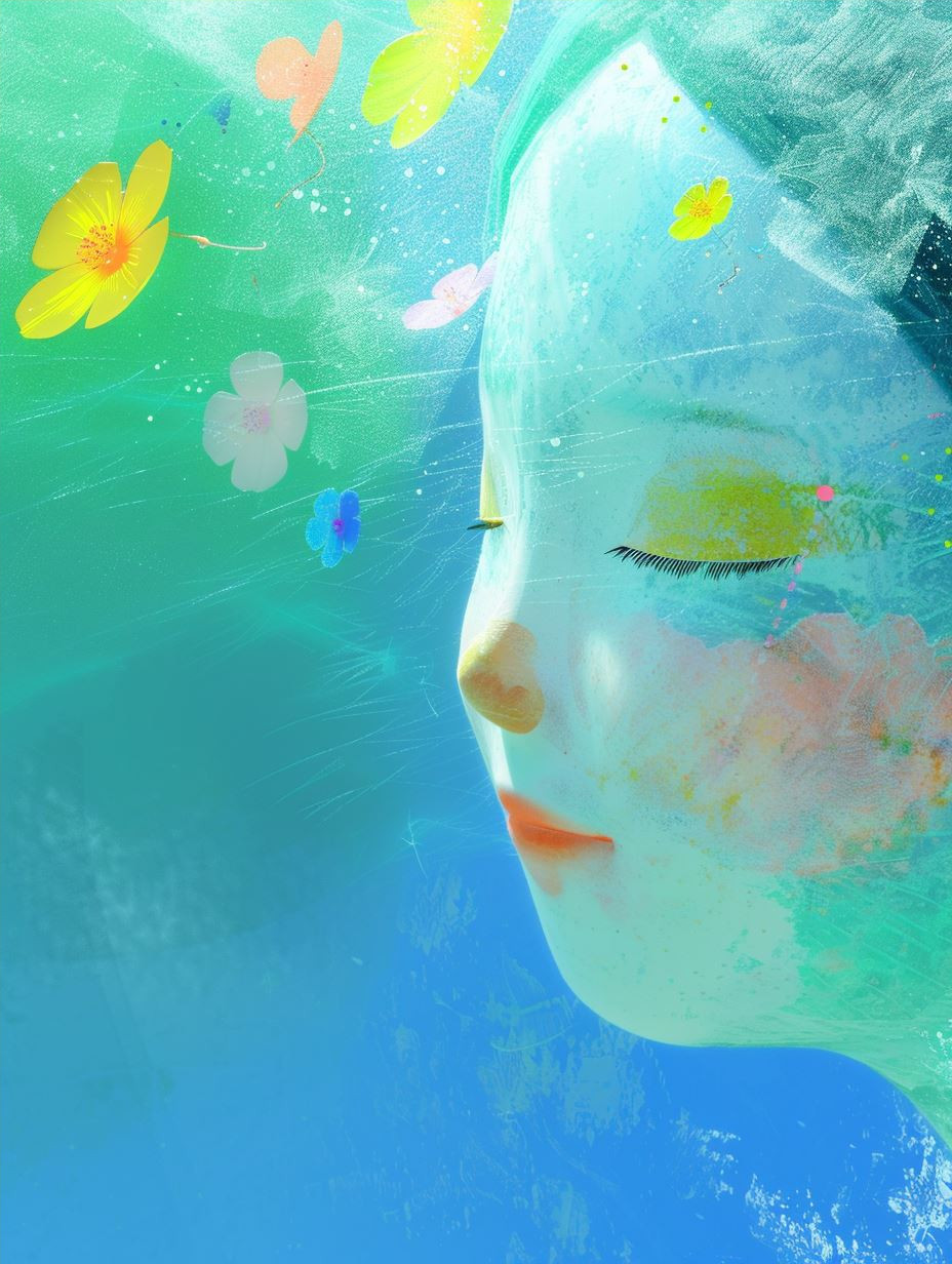 Ethereal Dreams in Azure Hues - Image 4