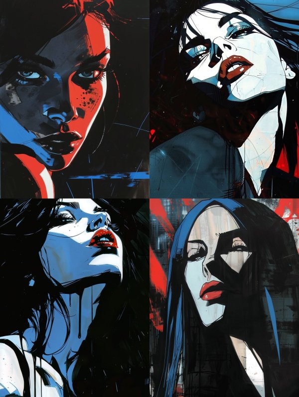 Neon Shadows: Four Faces of Noir