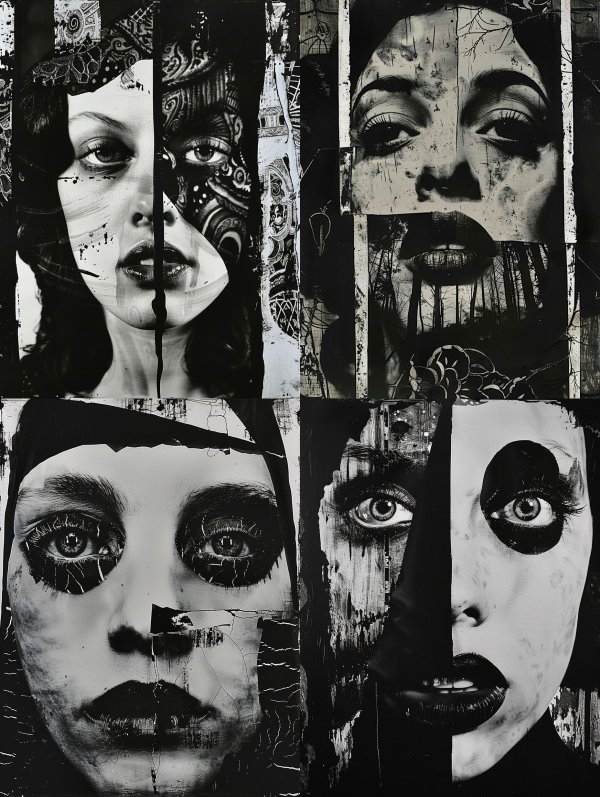 Monochrome Fragmented Soul