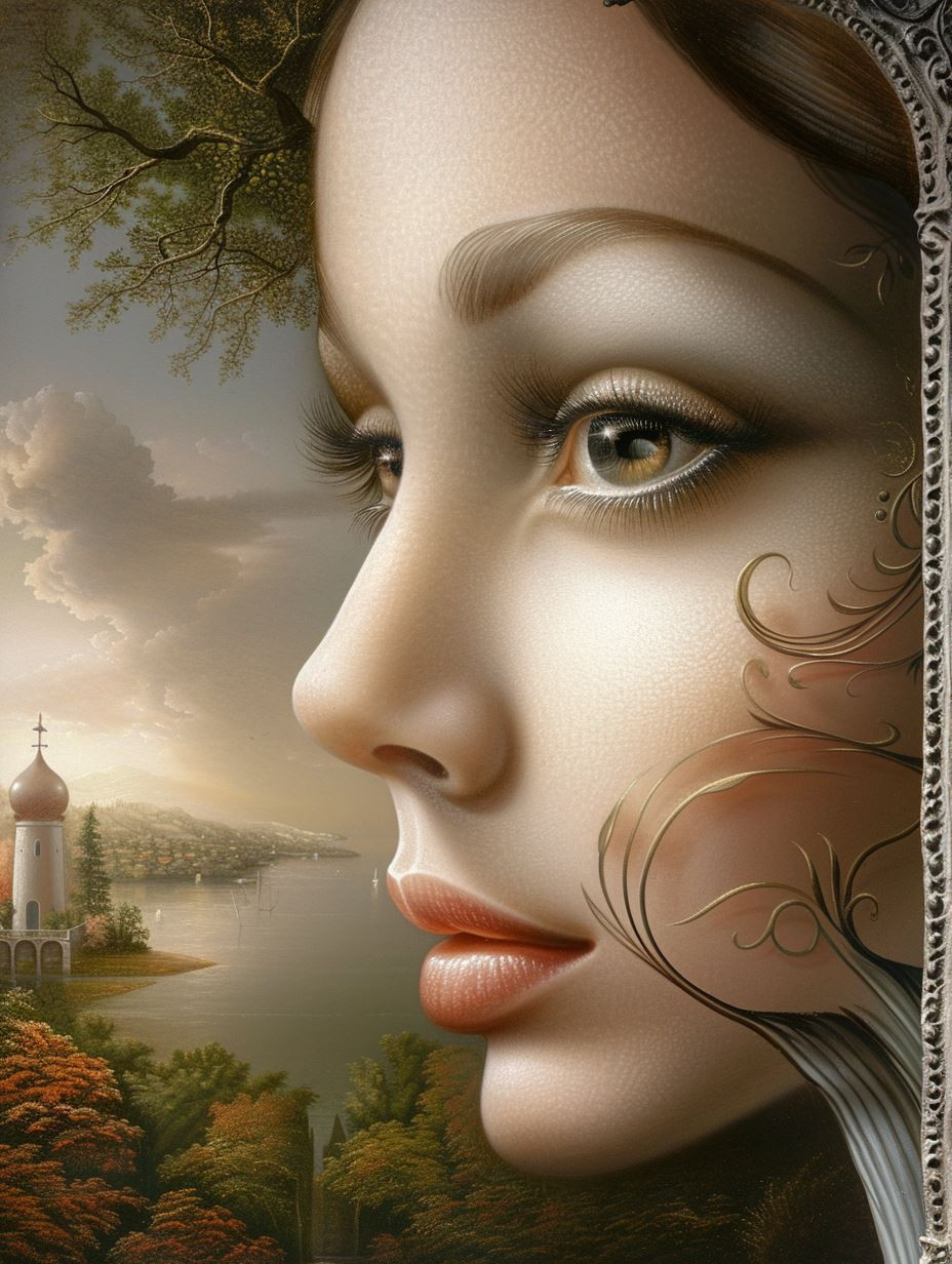 Ethereal Dream of Golden Hour - Image 1