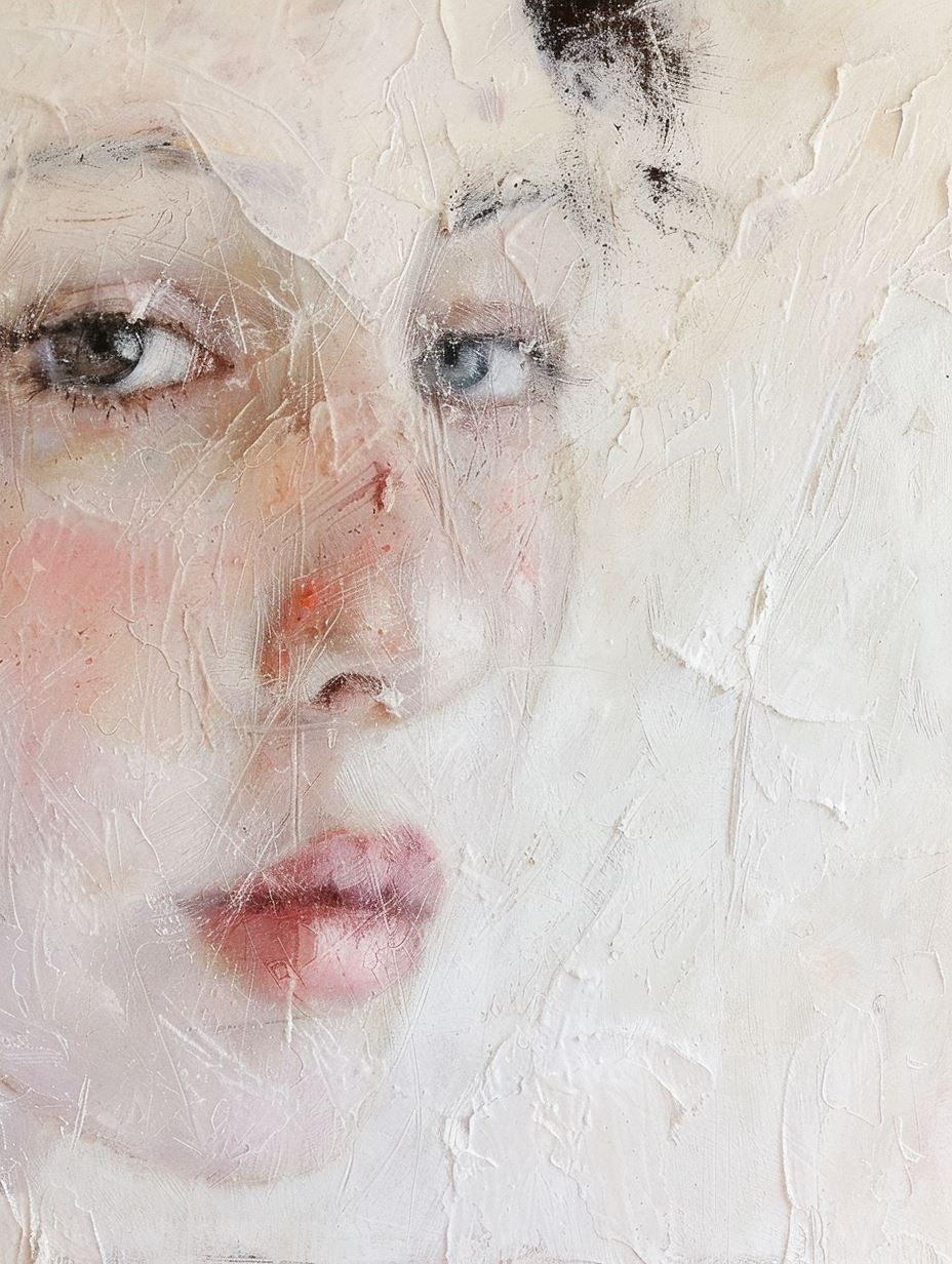 Ethereal Whispers of Painted Portraits - Image 4