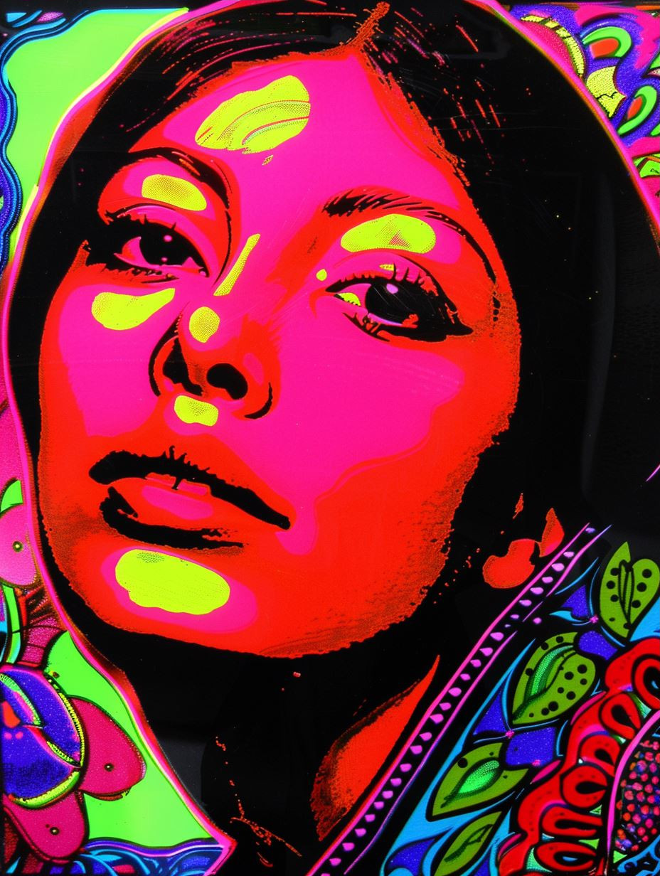 Vibrant Psychedelic Pop Art Portraits - Image 3