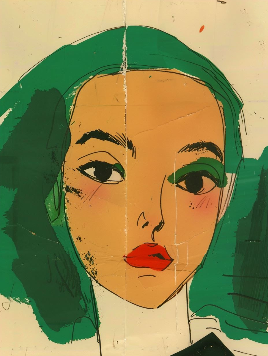 Modernist Noir Female Portraits - Image 4